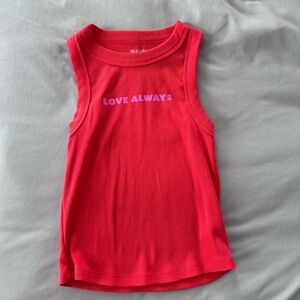 Old Navy Vibrant Red Tank Top - Love Always